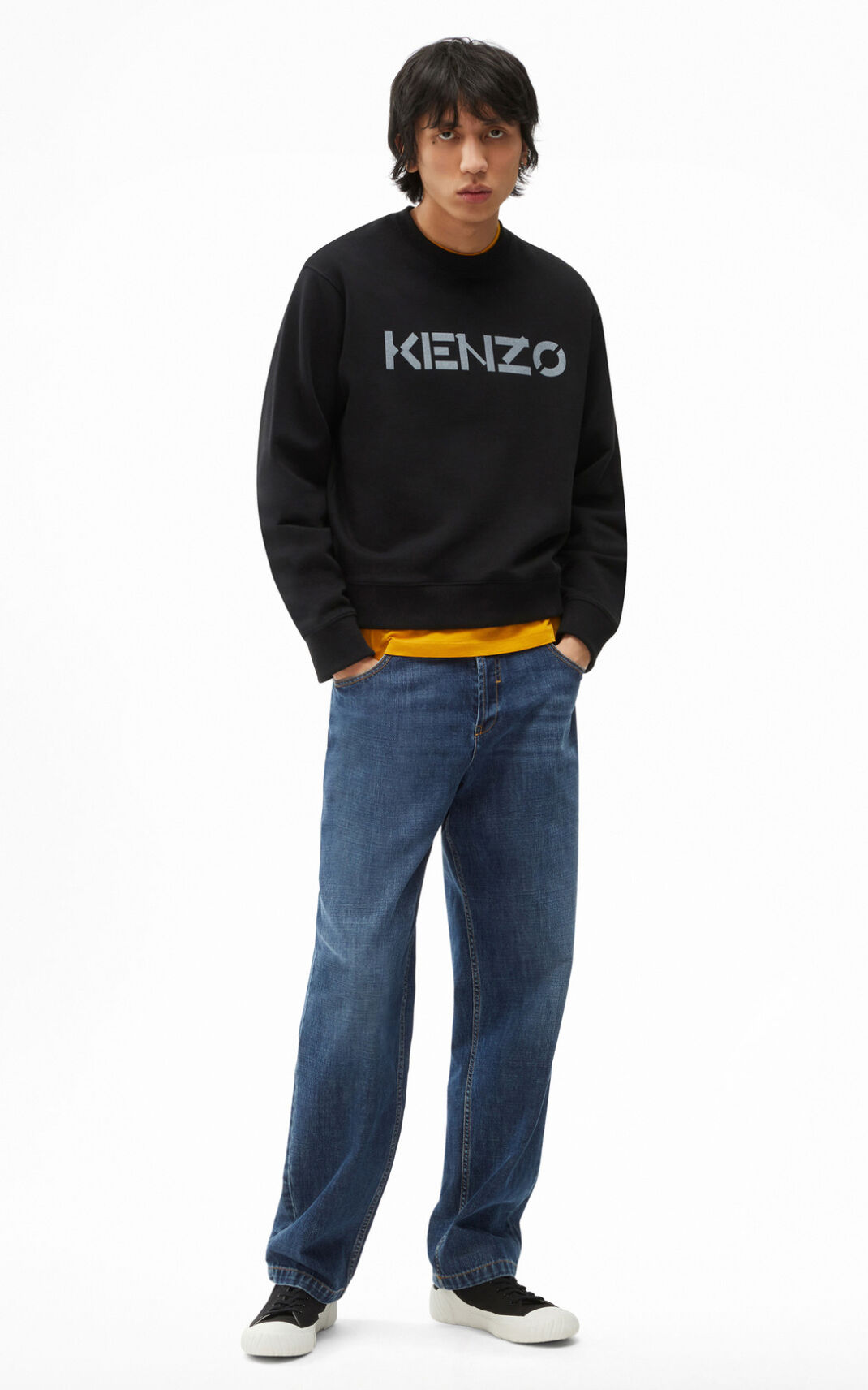 Sudadera Kenzo Logo Hombre Negras - SKU.4766912